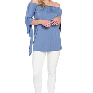 NWOT - Knit Cascading Sleeves